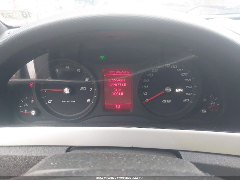 2009 Pontiac G8 VIN: 6G2ER57739L179150 Lot: 43964087