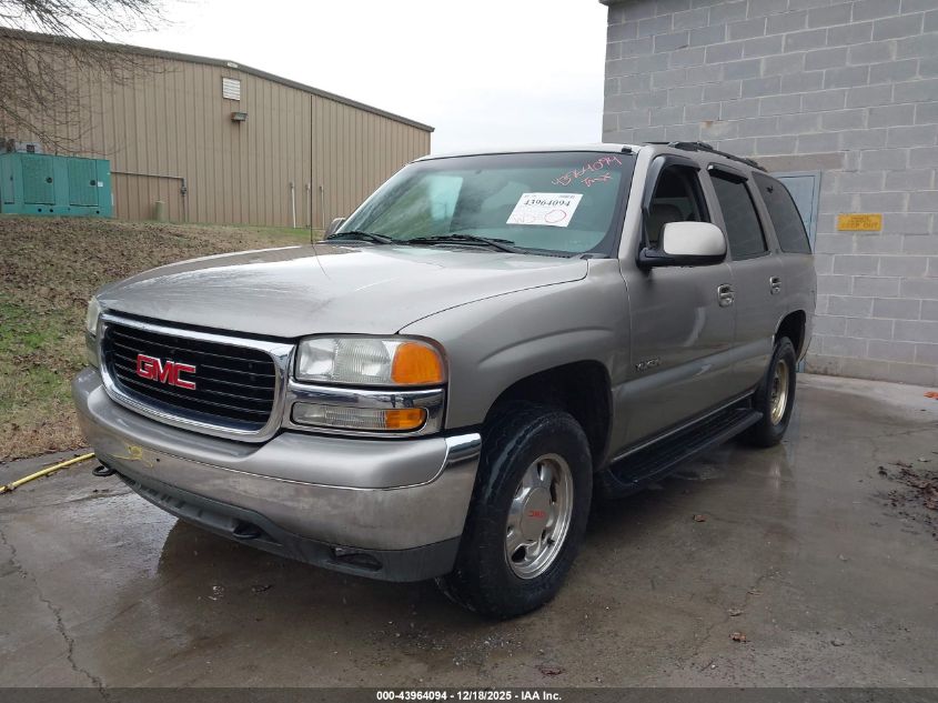 2001 GMC Yukon Slt VIN: 1GKEK13T61R178539 Lot: 43964094