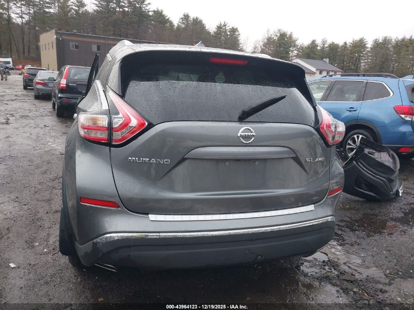 2015 Nissan Murano Sl VIN: 5N1AZ2MH0FN235835 Lot: 43964123
