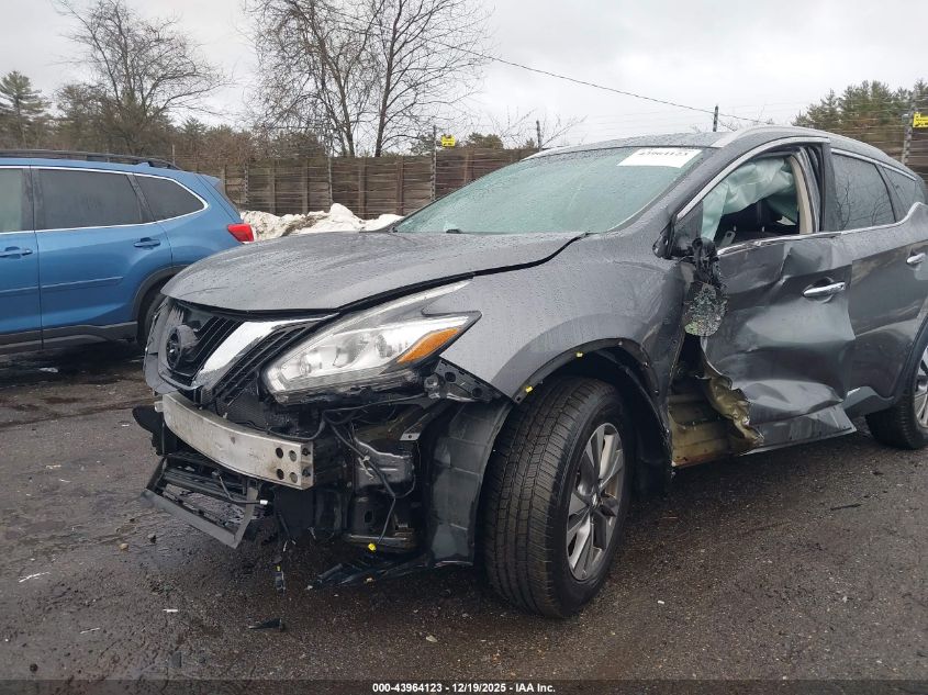 2015 Nissan Murano Sl VIN: 5N1AZ2MH0FN235835 Lot: 43964123