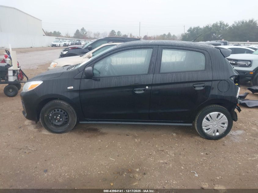 2024 Mitsubishi Mirage Es/Le VIN: ML32AUHJ0RH019725 Lot: 43964141