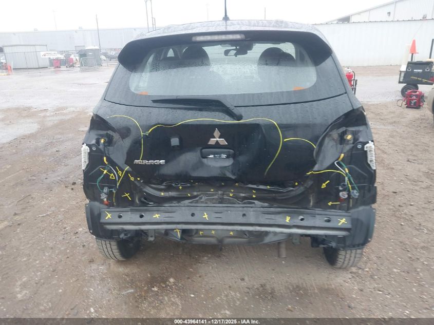 2024 Mitsubishi Mirage Es/Le VIN: ML32AUHJ0RH019725 Lot: 43964141