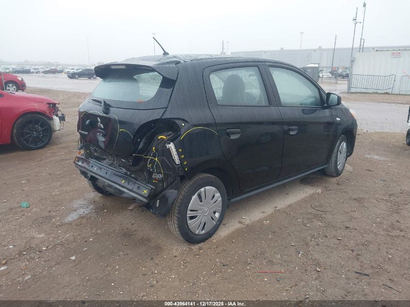 2024 Mitsubishi Mirage Es/Le VIN: ML32AUHJ0RH019725 Lot: 43964141