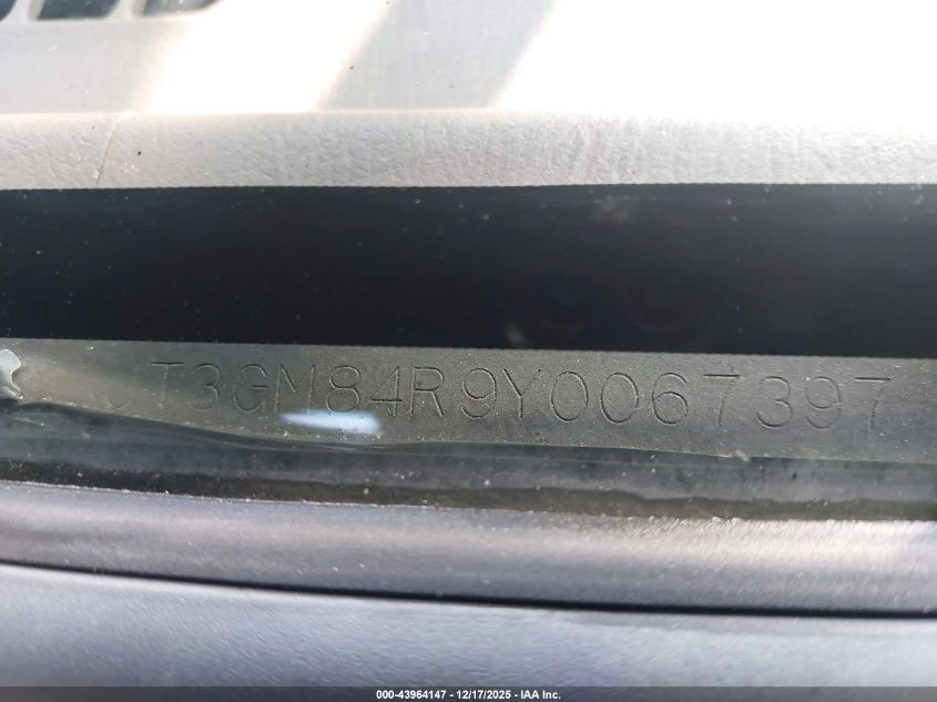 2000 Toyota 4Runner VIN: JT3GM84R9Y0067397 Lot: 43964147