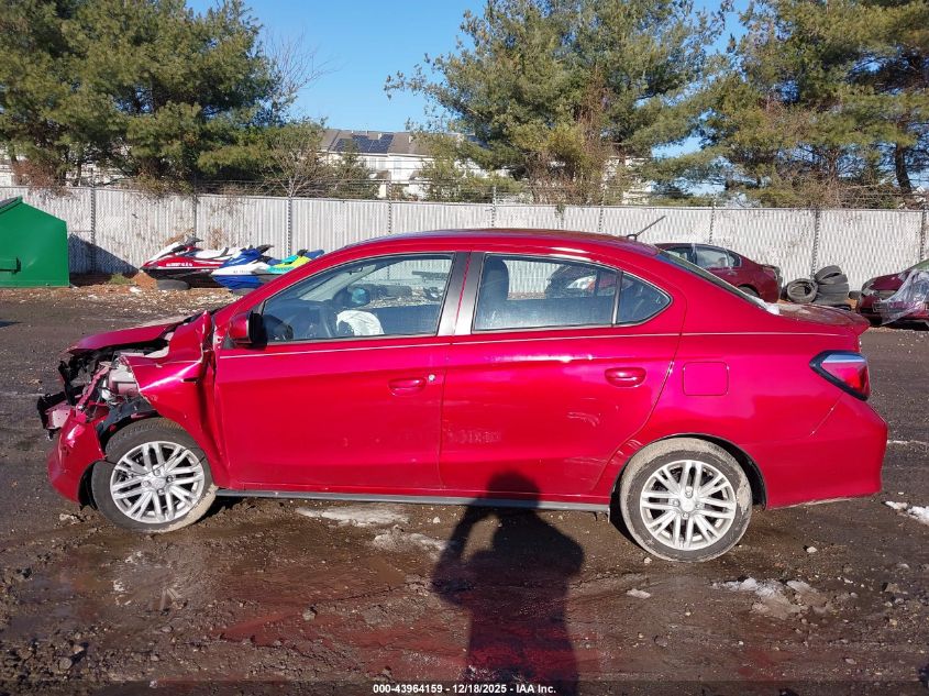 2024 Mitsubishi Mirage G4 Le VIN: ML32FUFJ4RHF07597 Lot: 43964159