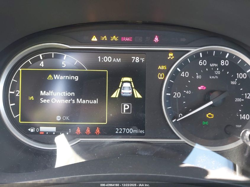 2025 Nissan Versa 1.6 Sv VIN: 3N1CN8EV5SL832623 Lot: 43964160