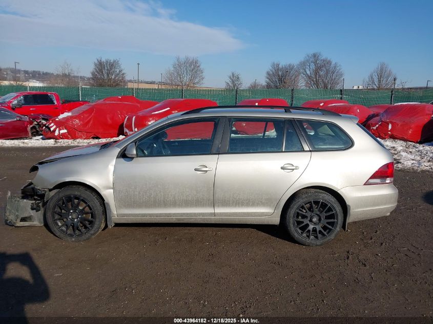 2013 Volkswagen Jetta Sportwagen 2.5L S/2.5L Se VIN: 3VWPP7AJ3DM6409DB Lot: 43964182