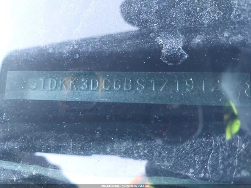 2011 Toyota Sienna Le V6 VIN: 5TDKK3DC6BS171912 Lot: 43964186