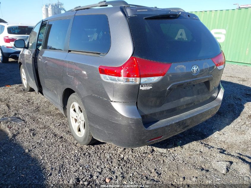 2011 Toyota Sienna Le V6 VIN: 5TDKK3DC6BS171912 Lot: 43964186