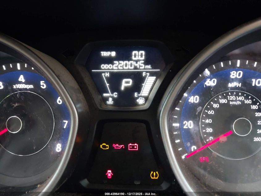 2013 Hyundai Elantra Limited VIN: 5NPDH4AE1DH185549 Lot: 43964190