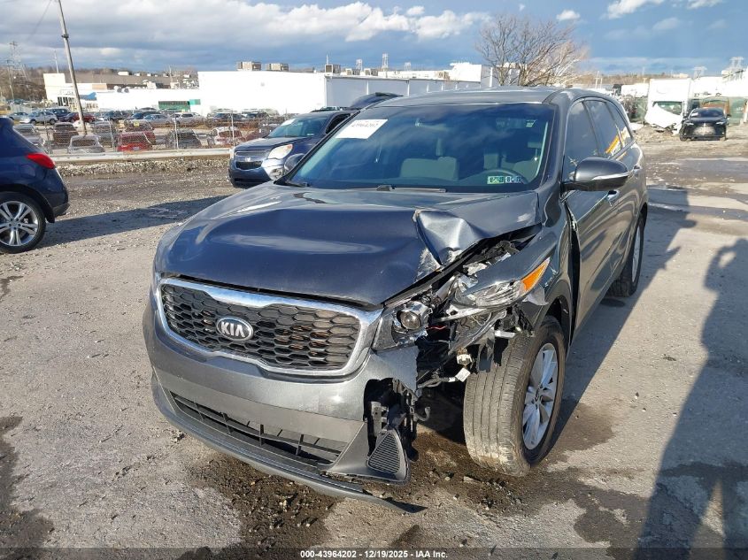 2020 Kia Sorento 2.4L Lx VIN: 5XYPG4A3XLG659549 Lot: 43964202