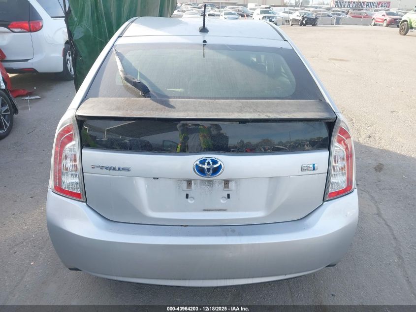 2012 Toyota Prius Three VIN: JTDKN3DU8C5432593 Lot: 43964203