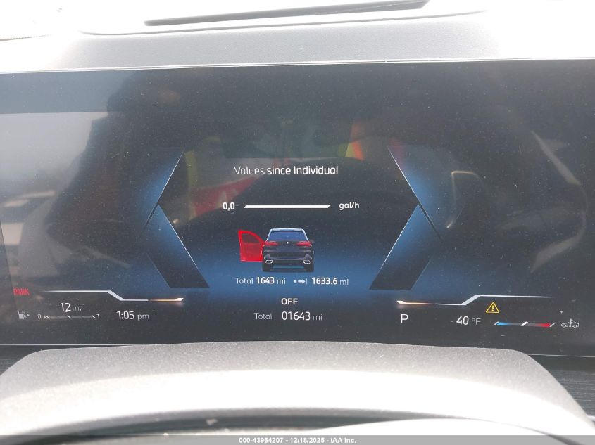 2026 BMW X5 xDrive40I VIN: 5UX23EU02T9060030 Lot: 43964207