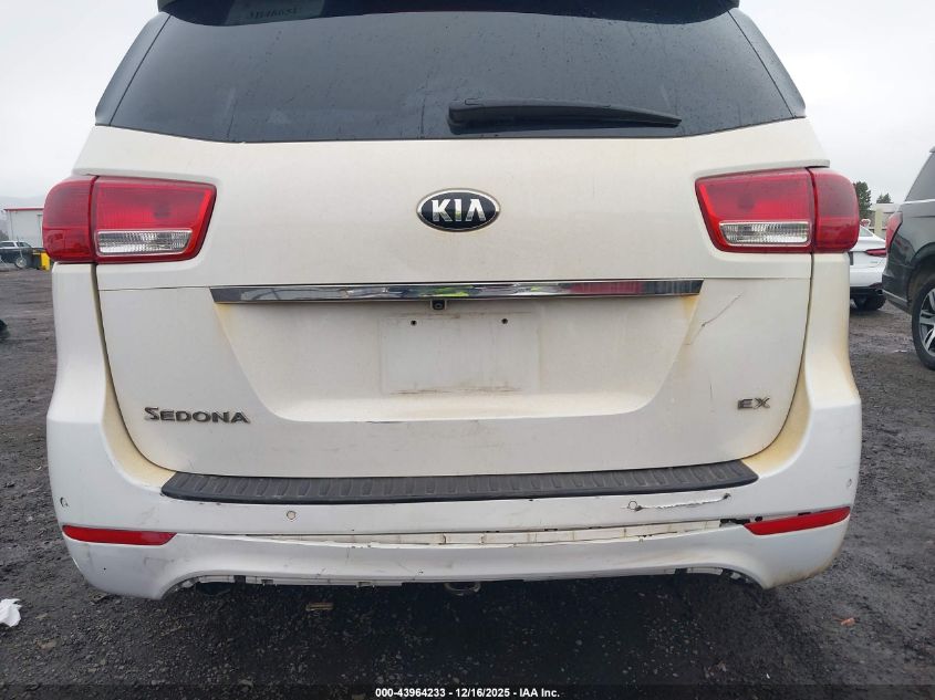 2016 Kia Sedona Ex VIN: KNDMC5C1XG6161490 Lot: 43964233