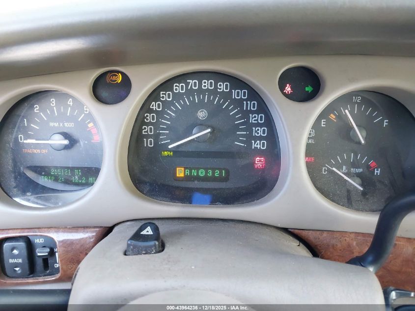 2002 Buick Lesabre Limited VIN: 1G4HR54K12U134833 Lot: 43964236