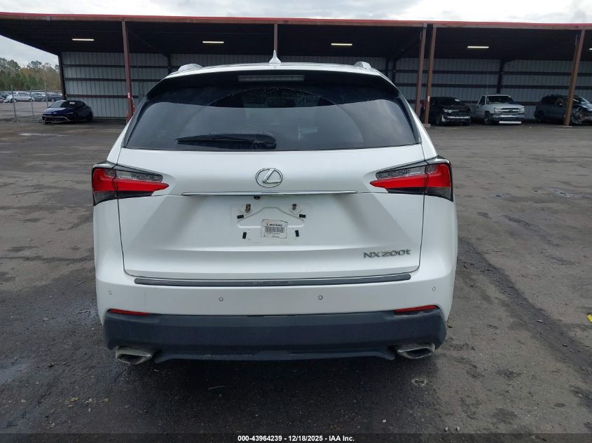 2017 Lexus Nx 200T VIN: JTJYARBZ5H2066072 Lot: 43964239
