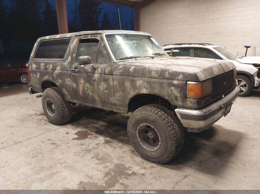 1990 Ford Bronco U100 VIN: 1FMEU15H3LLA66829 Lot: 43964241
