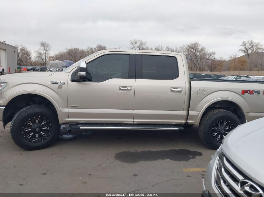 2017 Ford F-150 Lariat VIN: 1FTEW1EG2HKC12687 Lot: 43964247