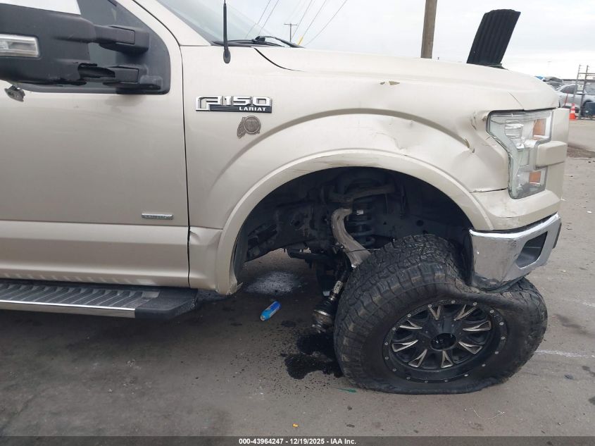 2017 Ford F-150 Lariat VIN: 1FTEW1EG2HKC12687 Lot: 43964247