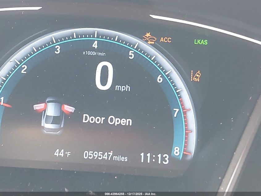 2017 Honda Civic Ex VIN: 2HGFC2F87HH529335 Lot: 43964255