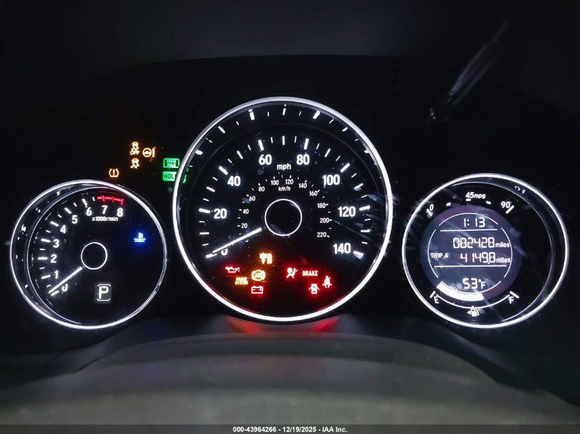 2018 Honda Hr-V Lx VIN: 3CZRU5H30JM711732 Lot: 43964266