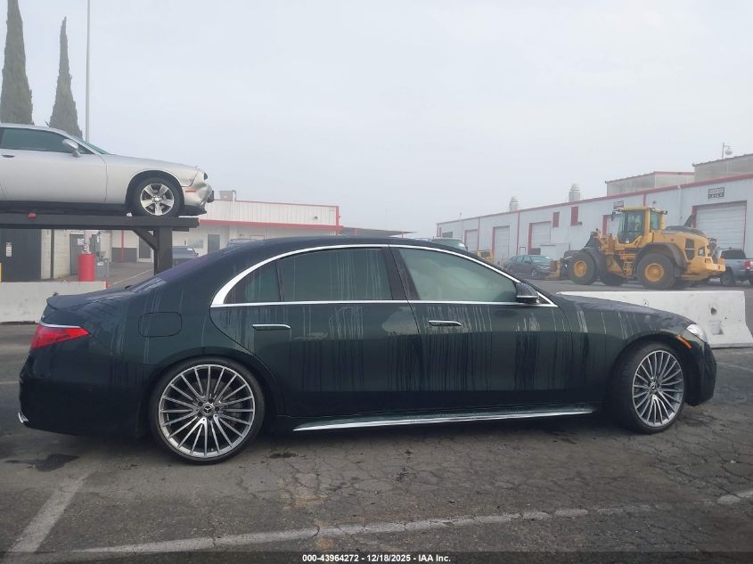 2022 Mercedes-Benz S 500 4Matic VIN: W1K6G6DB0NA090410 Lot: 43964272