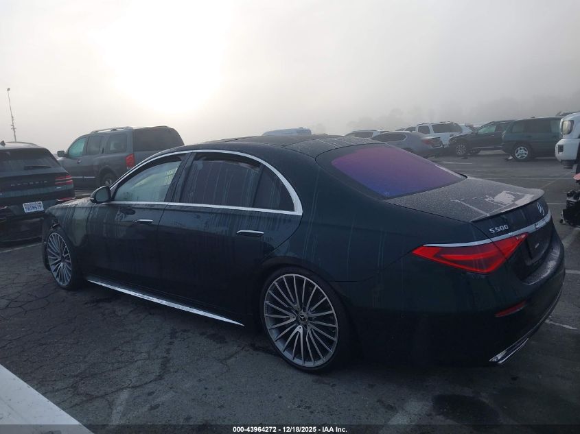 2022 Mercedes-Benz S 500 4Matic VIN: W1K6G6DB0NA090410 Lot: 43964272