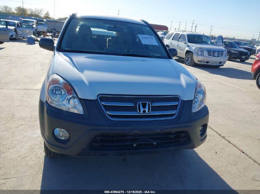 2006 Honda Cr-V Lx VIN: JHLRD68566C000741 Lot: 43964275