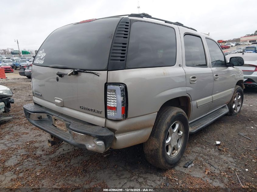 2004 Chevrolet Tahoe Lt VIN: 1GNEC13Z44J301665 Lot: 43964299