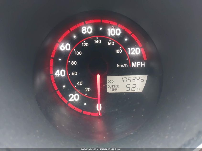 2007 Toyota Matrix VIN: 2T1KR32E87C662739 Lot: 43964300