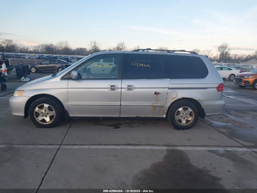 2001 Honda Odyssey Ex VIN: 2HKRL18641H564347 Lot: 43964304