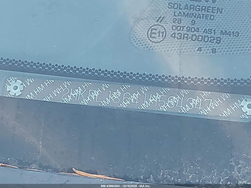 2001 Honda Odyssey Ex VIN: 2HKRL18641H564347 Lot: 43964304