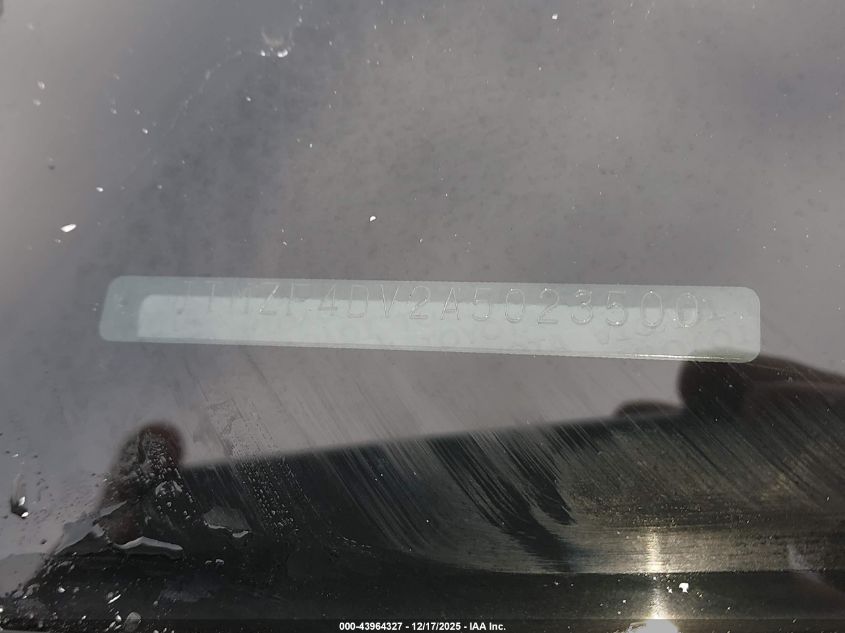 2010 Toyota Rav4 VIN: JTMZF4DV2A5023500 Lot: 43964327