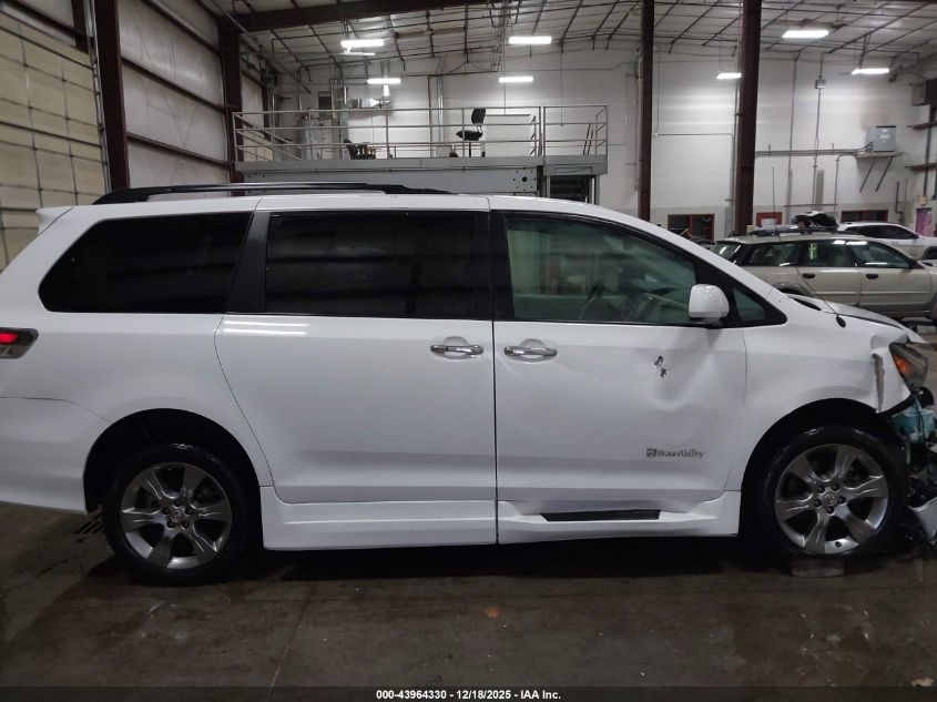 2014 Toyota Sienna Se 8 Passenger VIN: 5TDXK3DC7ES507366 Lot: 43964330