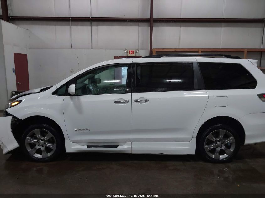 2014 Toyota Sienna Se 8 Passenger VIN: 5TDXK3DC7ES507366 Lot: 43964330