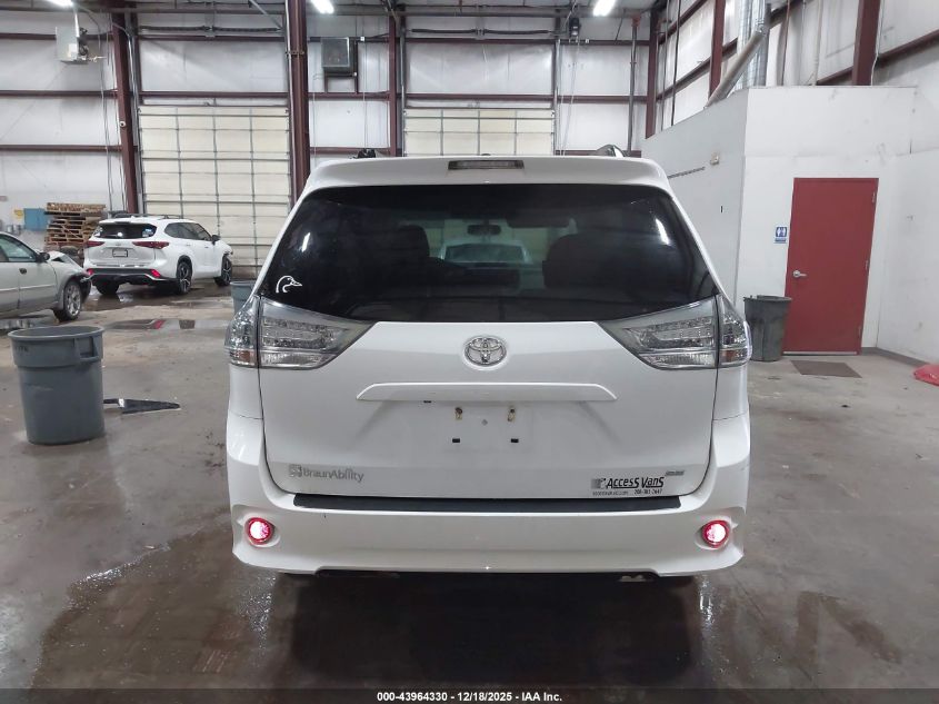 2014 Toyota Sienna Se 8 Passenger VIN: 5TDXK3DC7ES507366 Lot: 43964330