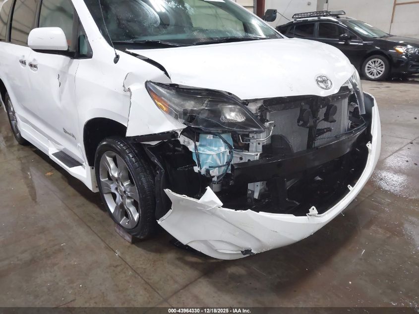 2014 Toyota Sienna Se 8 Passenger VIN: 5TDXK3DC7ES507366 Lot: 43964330