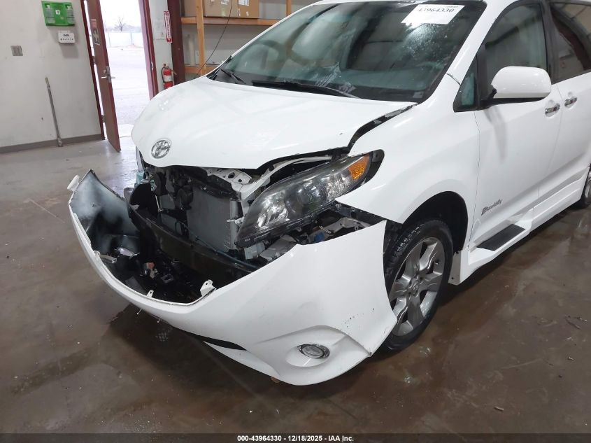 2014 Toyota Sienna Se 8 Passenger VIN: 5TDXK3DC7ES507366 Lot: 43964330