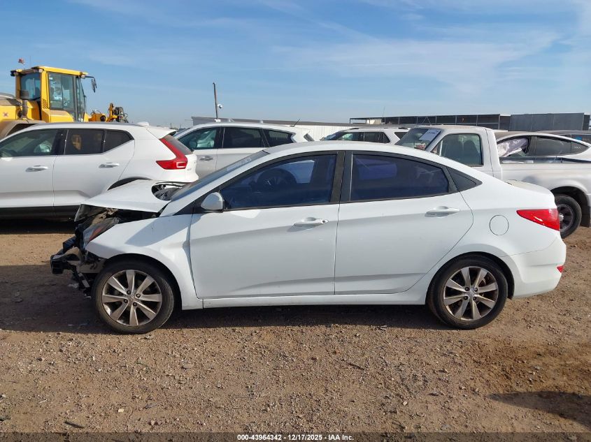 2012 Hyundai Accent Gls VIN: KMHCU4AEXCU148832 Lot: 43964342