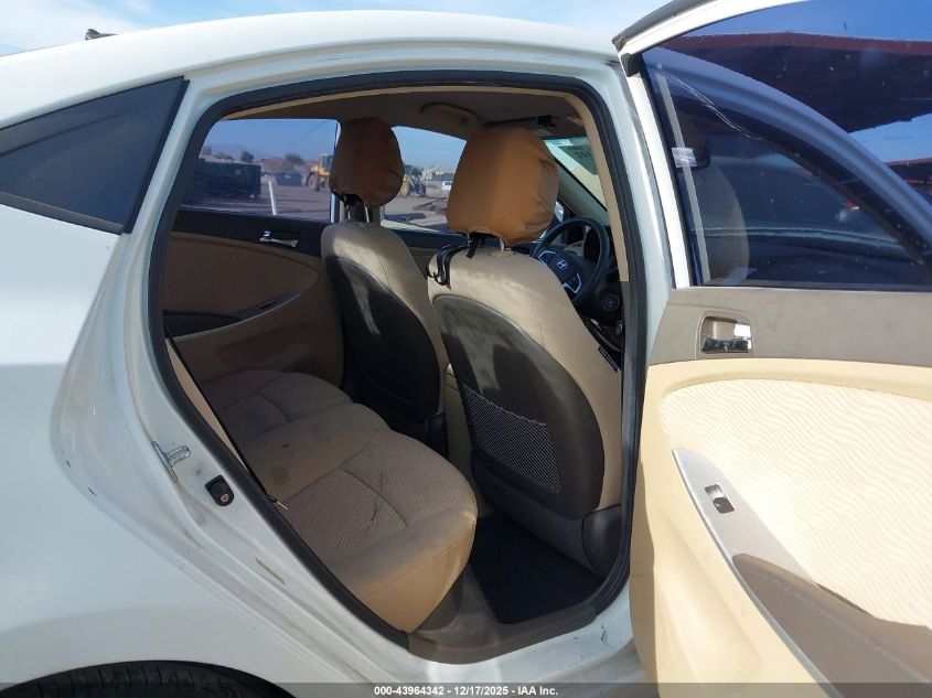 2012 Hyundai Accent Gls VIN: KMHCU4AEXCU148832 Lot: 43964342