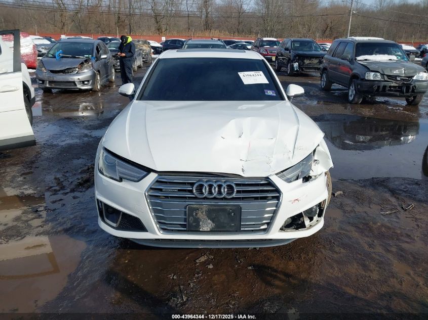 2019 Audi A4 45 Premium VIN: WAUDNAF4XKN019435 Lot: 43964344