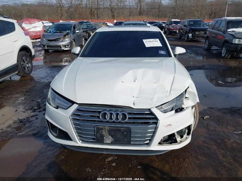 2019 Audi A4 45 Premium VIN: WAUDNAF4XKN019435 Lot: 43964344