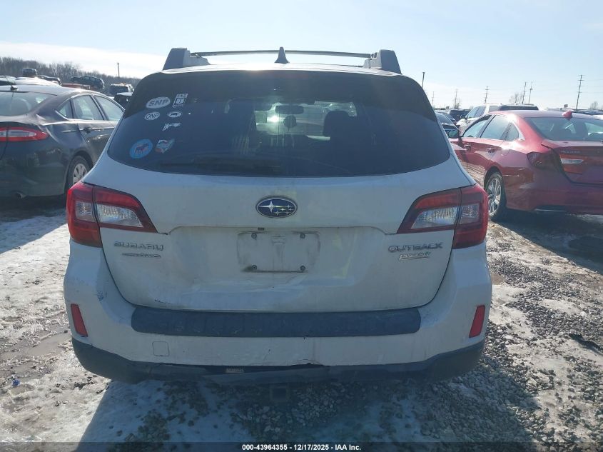 2016 Subaru Outback 2.5I Limited VIN: 4S4BSANC2G3273943 Lot: 43964355