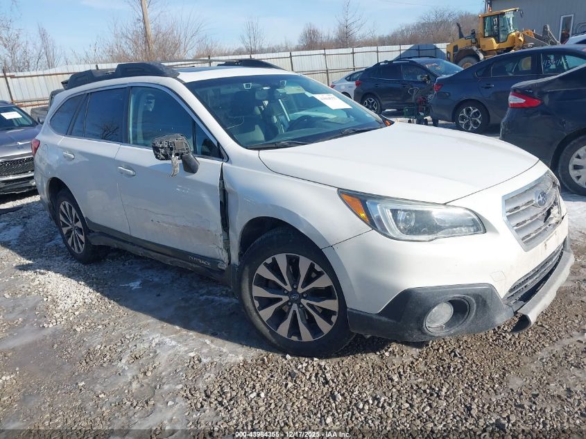 2016 Subaru Outback 2.5I Limited VIN: 4S4BSANC2G3273943 Lot: 43964355