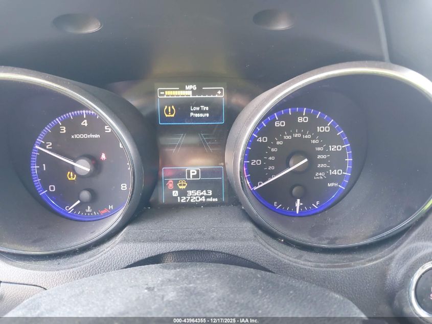 2016 Subaru Outback 2.5I Limited VIN: 4S4BSANC2G3273943 Lot: 43964355