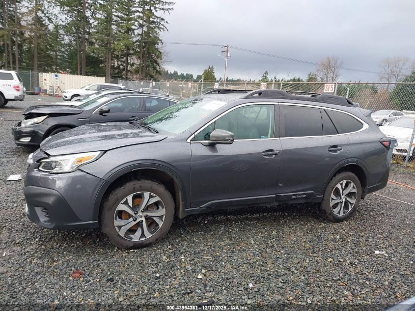 2022 Subaru Outback Limited VIN: 4S4BTANC0N3122190 Lot: 43964361