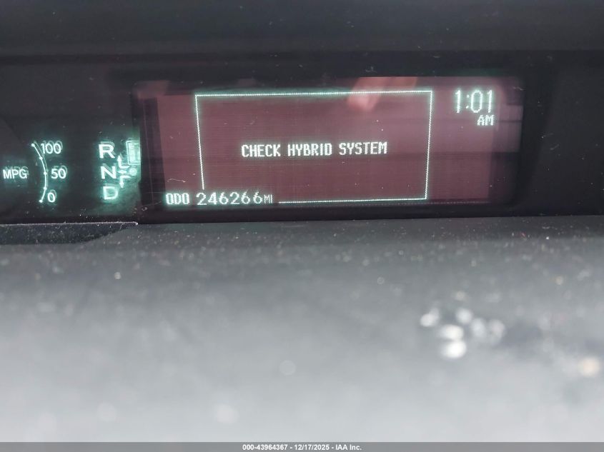 2010 Toyota Prius Ii VIN: JTDKN3DUXA0016376 Lot: 43964367