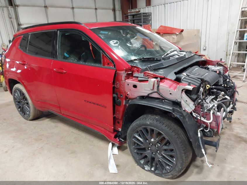 2022 Jeep Compass (Red) Edition 4X4 VIN: 3C4NJDCB8NT222576 Lot: 43964368