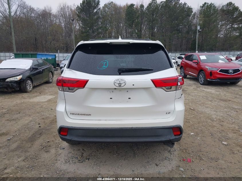 2017 Toyota Highlander Le Plus VIN: 5TDZZRFHXHS228448 Lot: 43964371