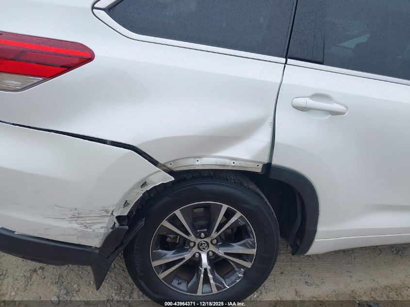 2017 Toyota Highlander Le Plus VIN: 5TDZZRFHXHS228448 Lot: 43964371